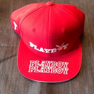 Red Playboy SnapBack